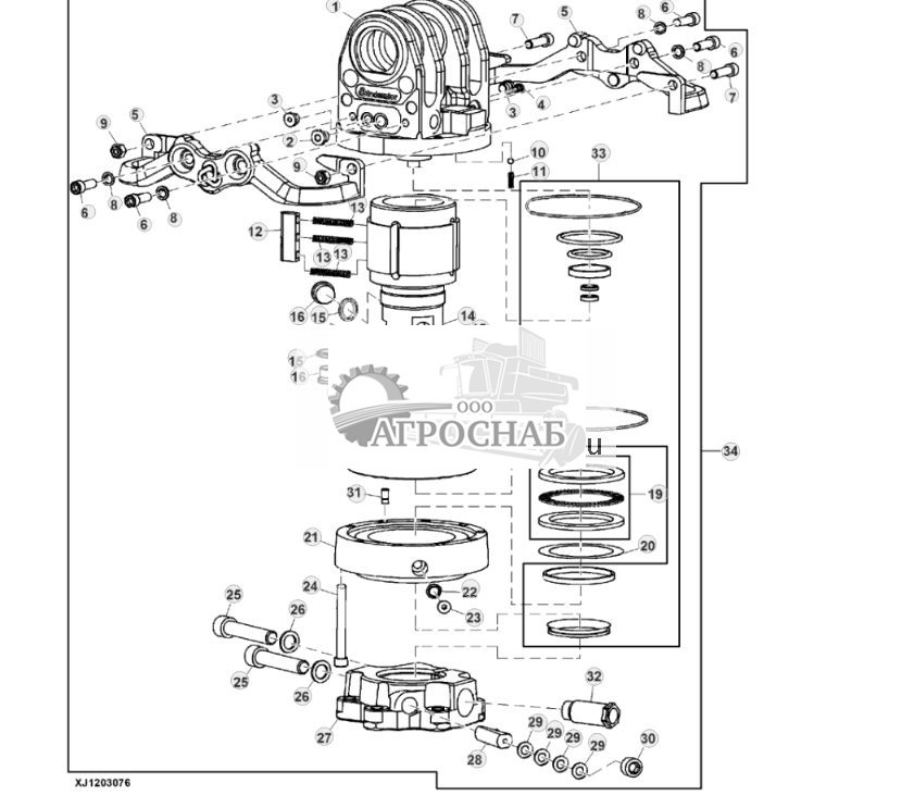 Components, Rotator G 121-2 W Adapter G12